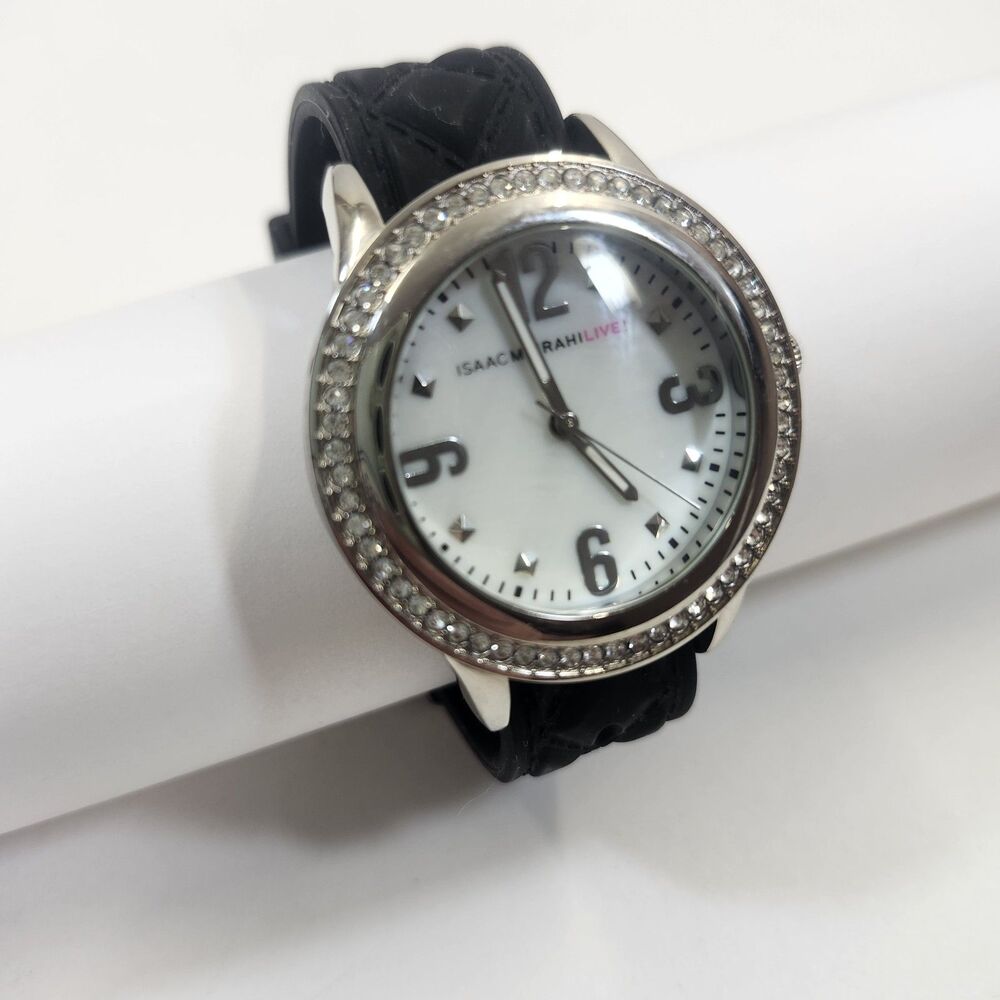 Isaac Mizrahi Live Womens Watch IMz531LS PC21 Japan New Battery Silicone Band